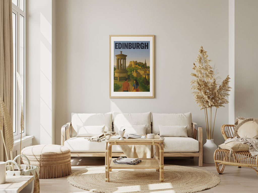 Edinburgh Landmarks Illustration