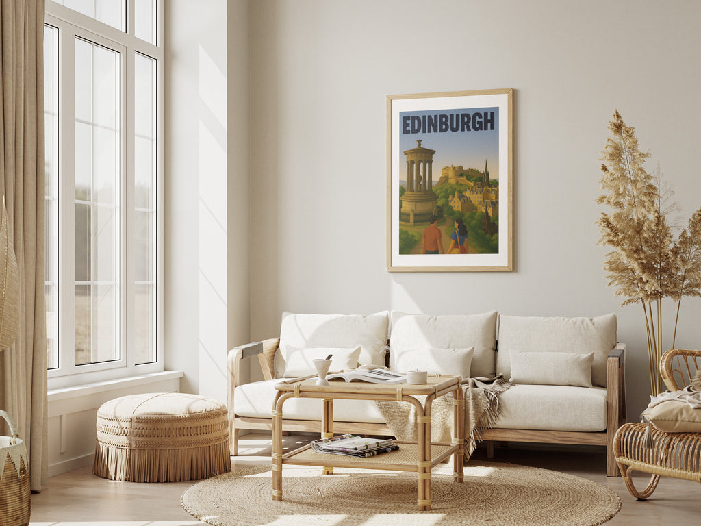 Edinburgh Landmarks Illustration