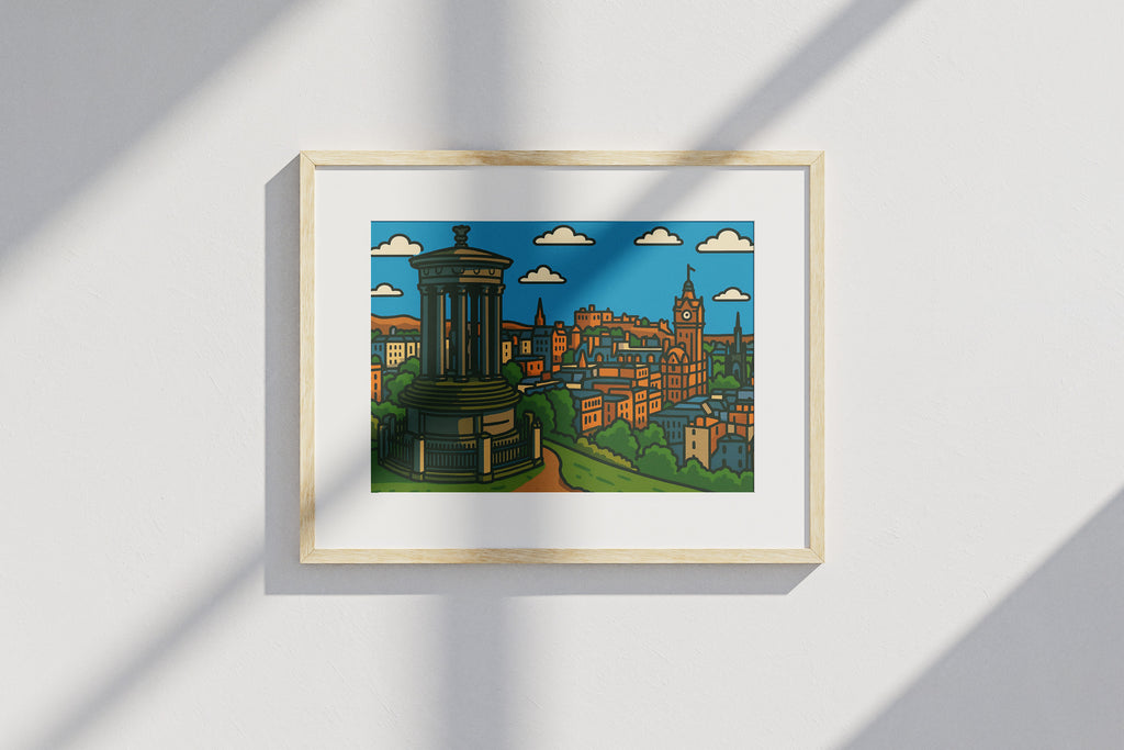 Edinburgh Cartoon Print