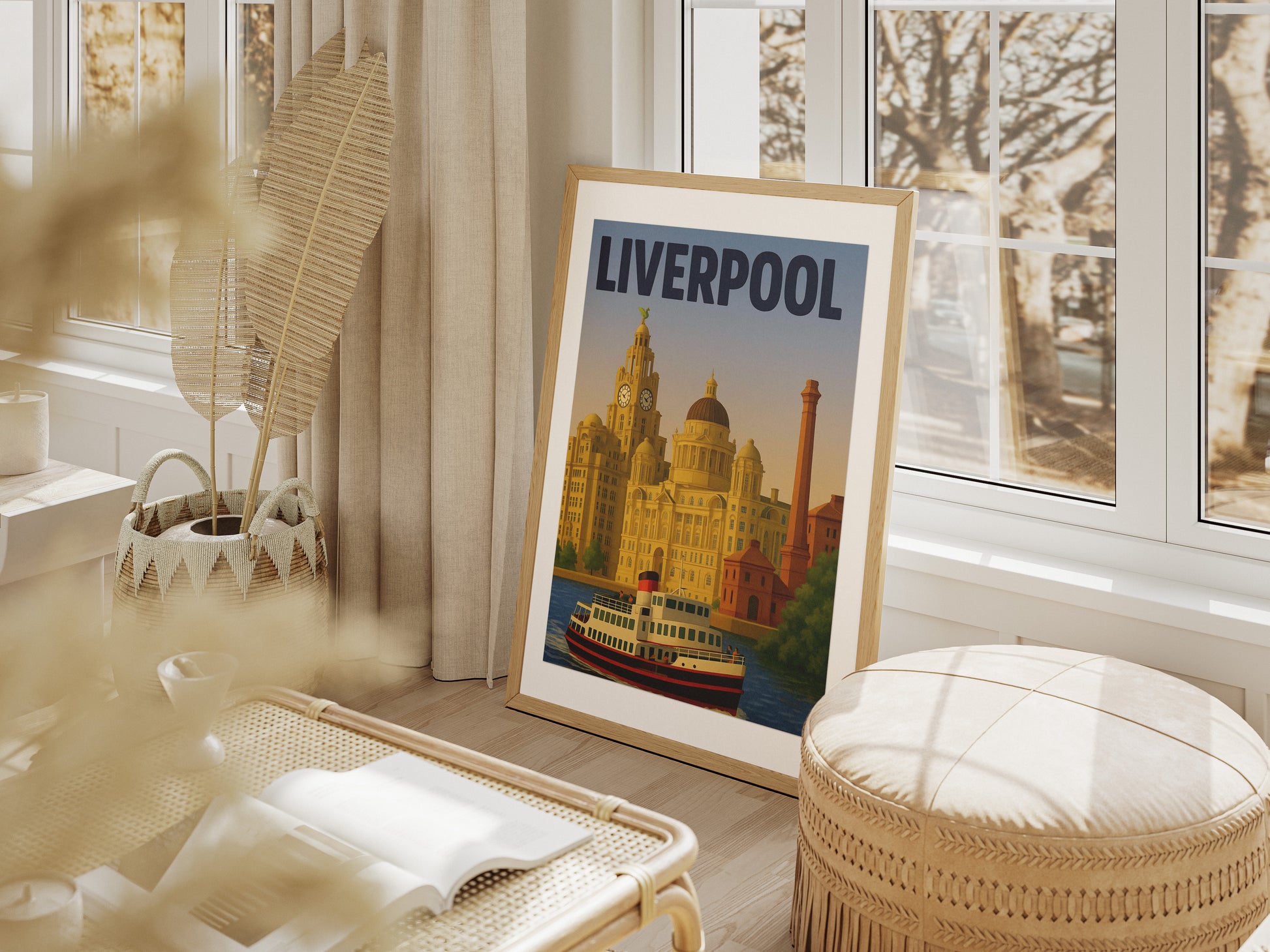 Liverpool Landmarks Illustration