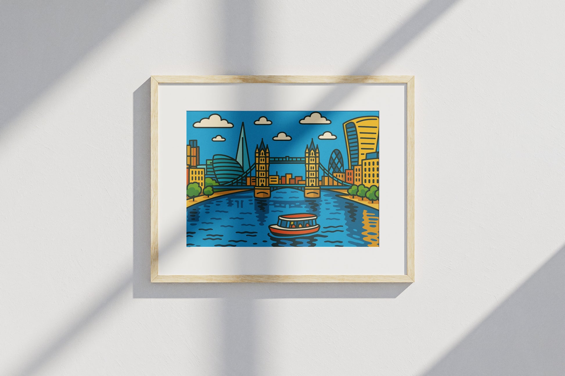 London Cartoon Print