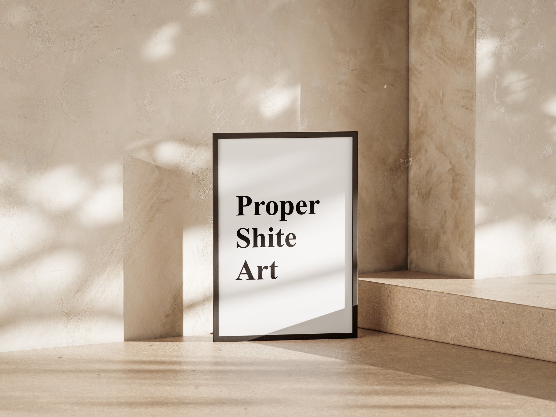 Proper Shite Art Print