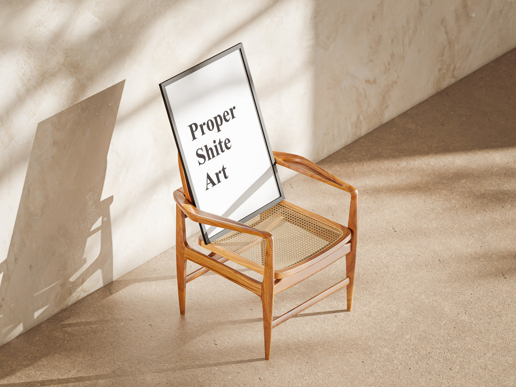 Proper Shite Art Print