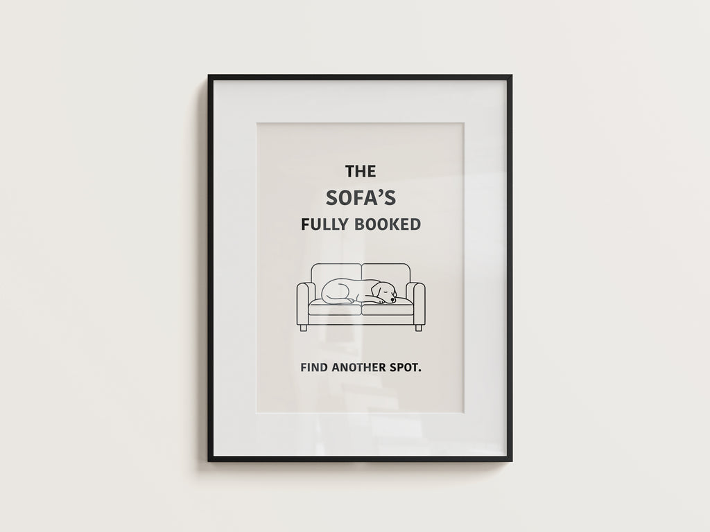 The Sofa's Fully Booked