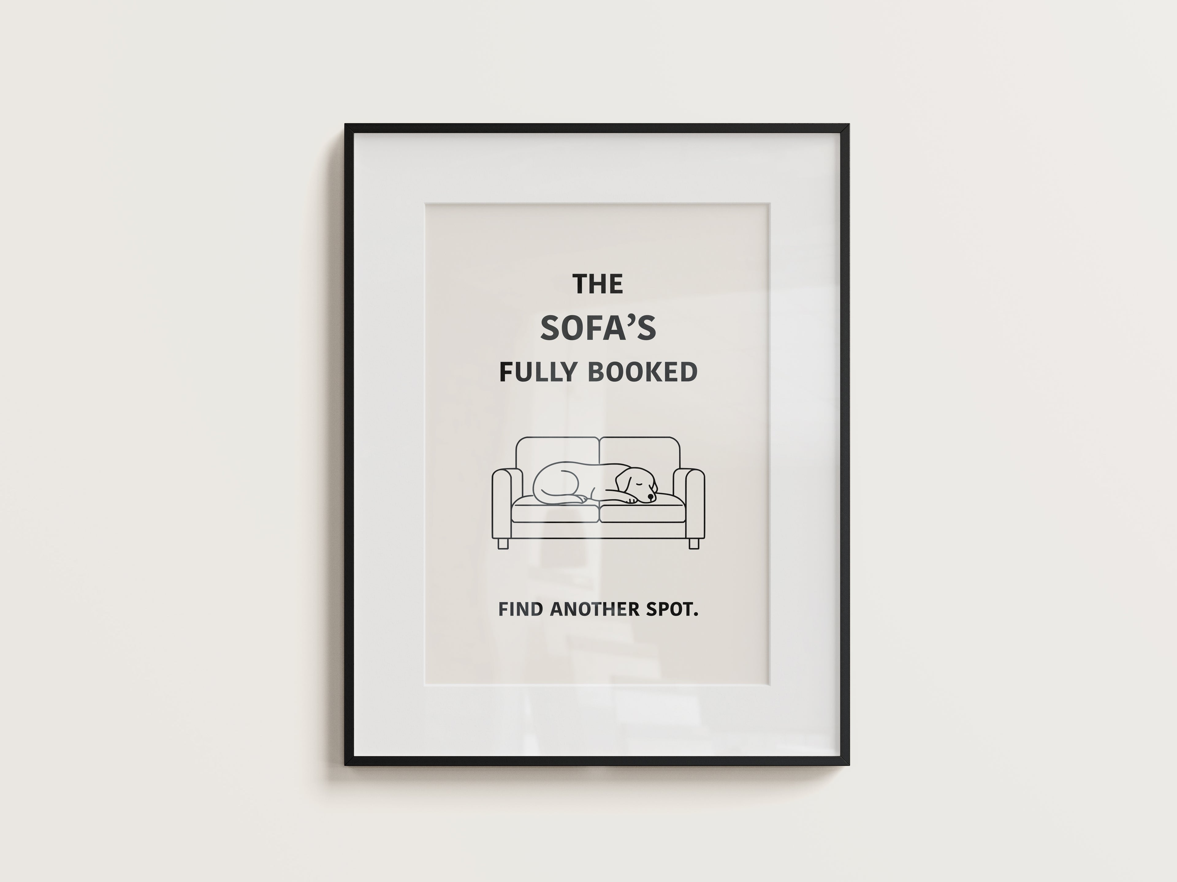 The Sofa's Fully Booked