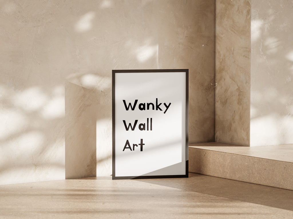 Wanky Wall Art Print