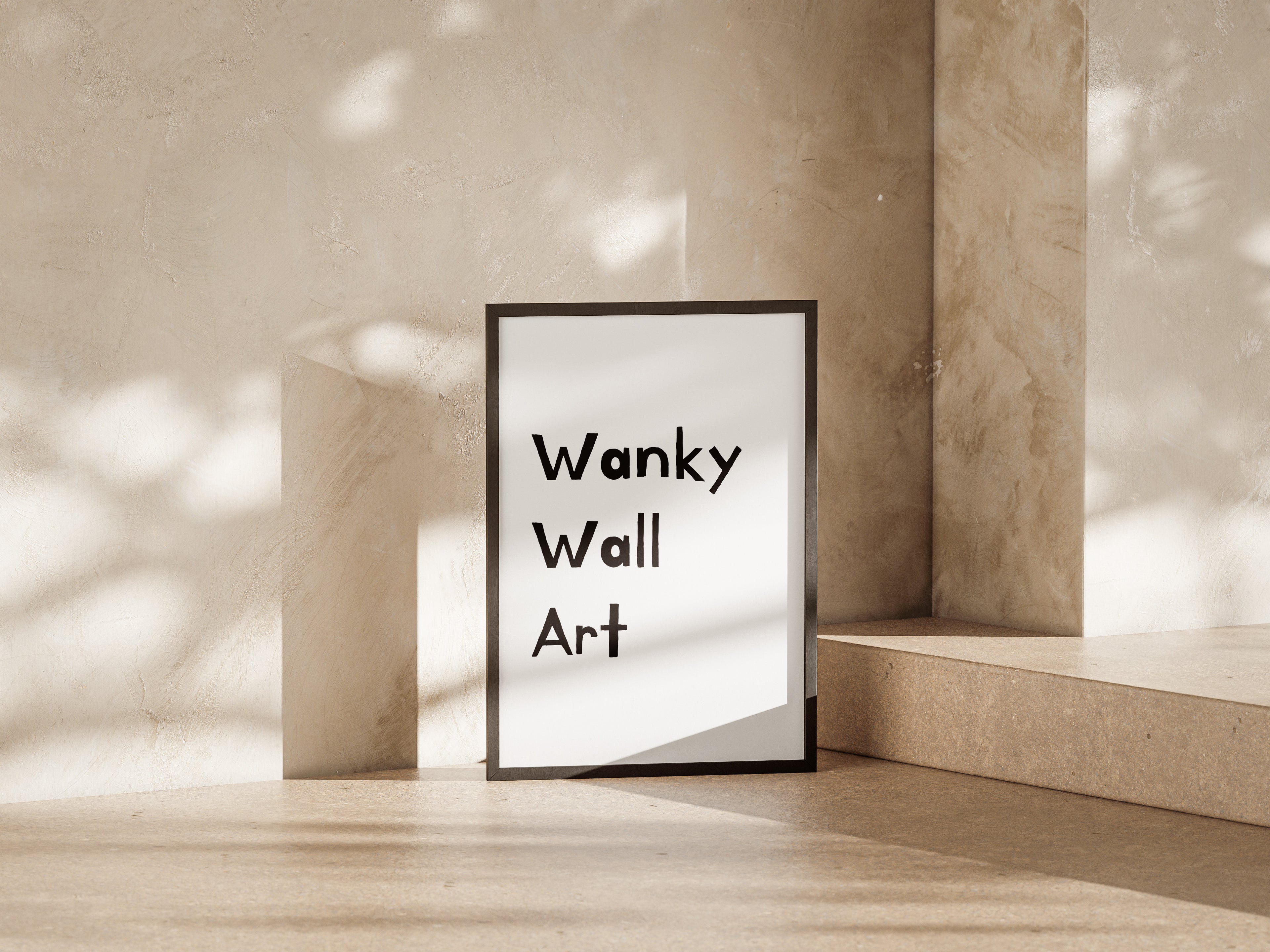 Wanky Wall Art Print